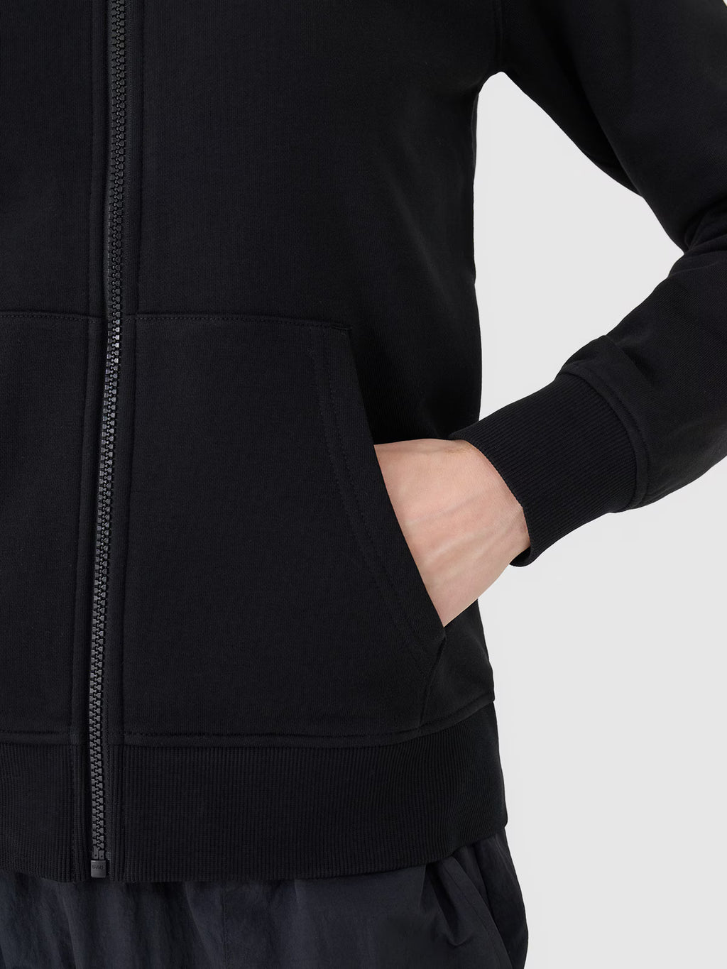 Bluza dresowa rozpinana z kapturem damska