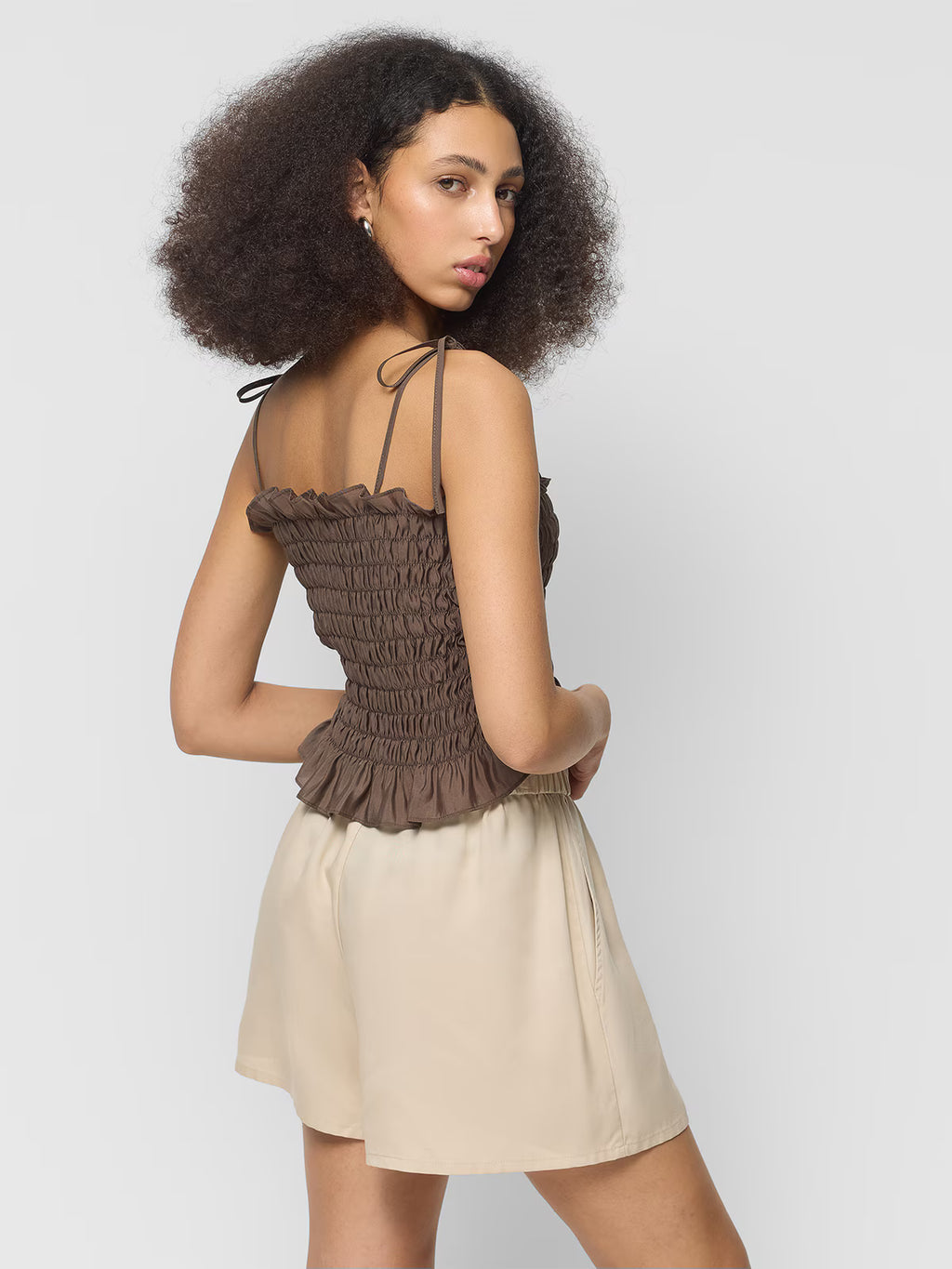 Crop top z lyocellem damski Outhorn