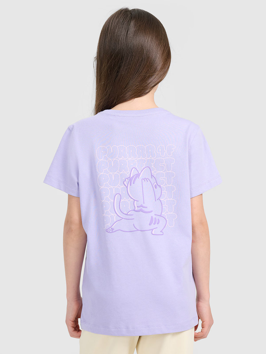 T-shirt regular z nadrukiem dziewczęcy