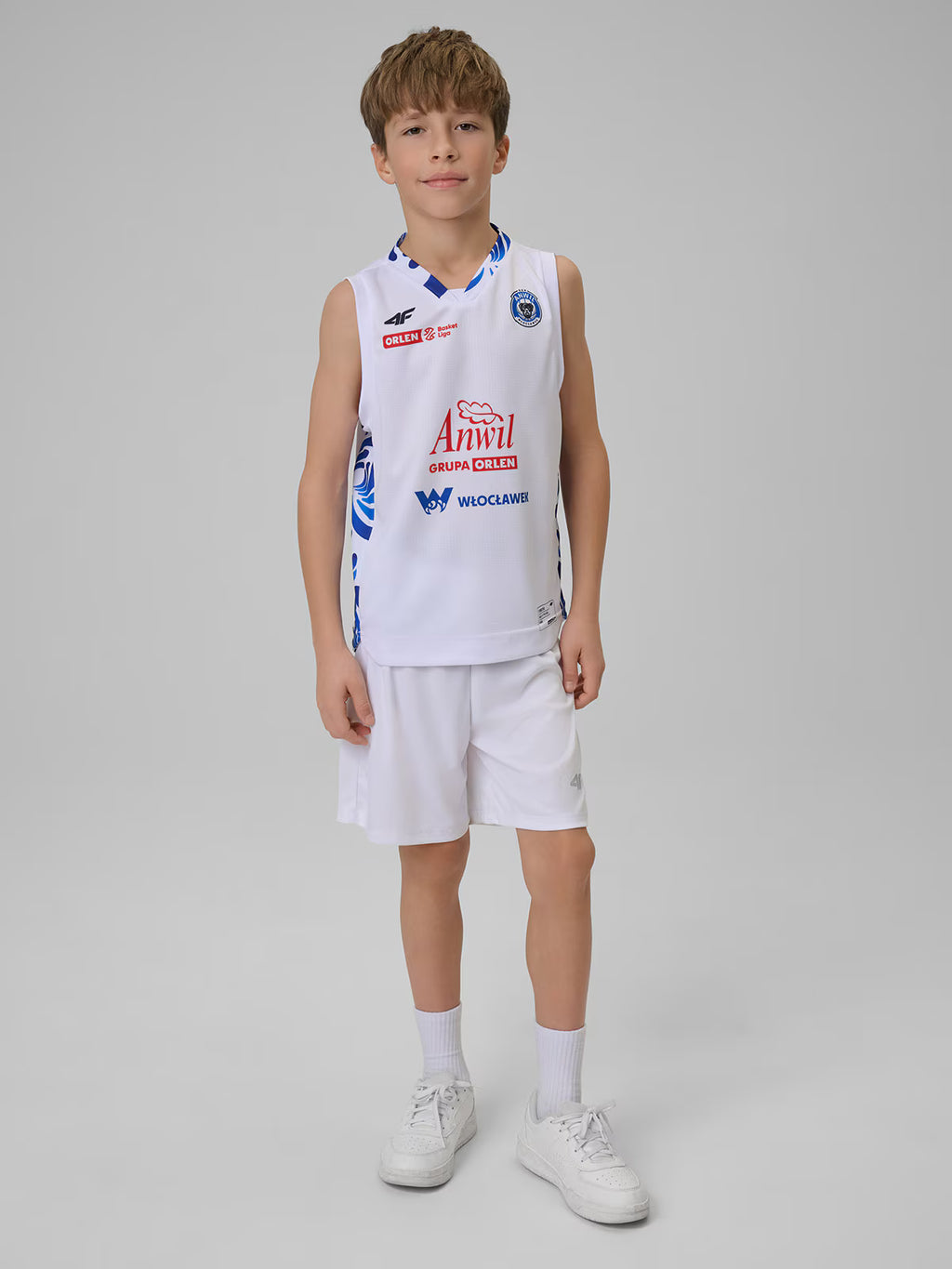 Koszulka meczowa replika domowa z sezonu 2025/26 dziecięca 4F x Anwil Włocławek