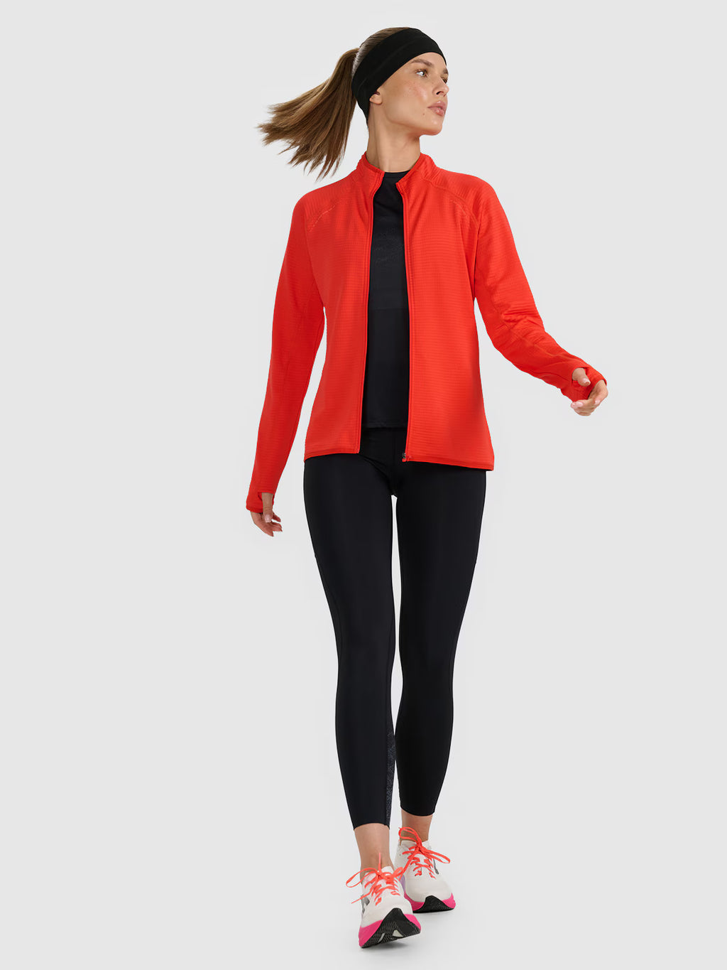 Bluza do biegania regular szybkoschnąca damska