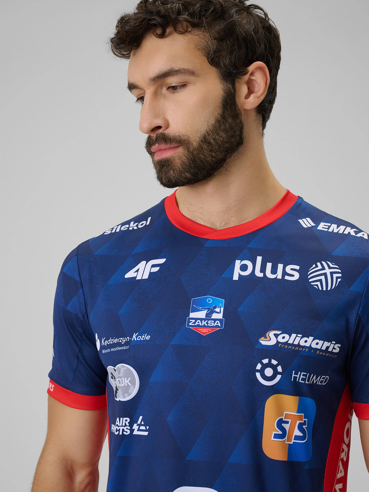 Koszulka meczowa replika domowa z sezonu 2025/26 męska 4F x ZAKSA Kędzierzyn-Koźle