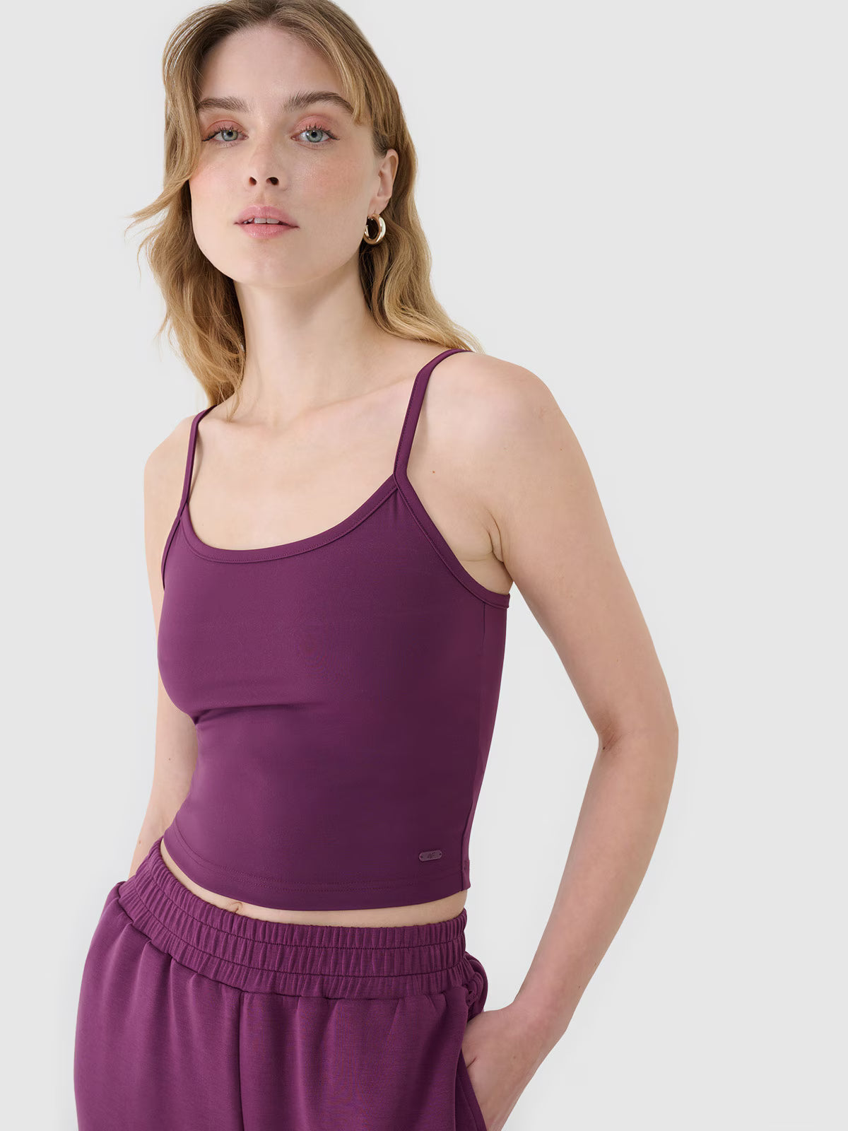 Crop-top slim damski