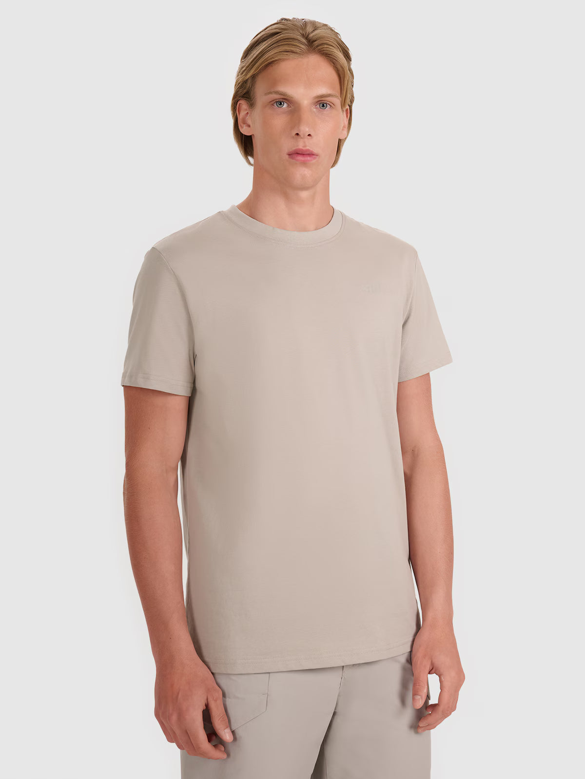 T-shirt regular gładki męski