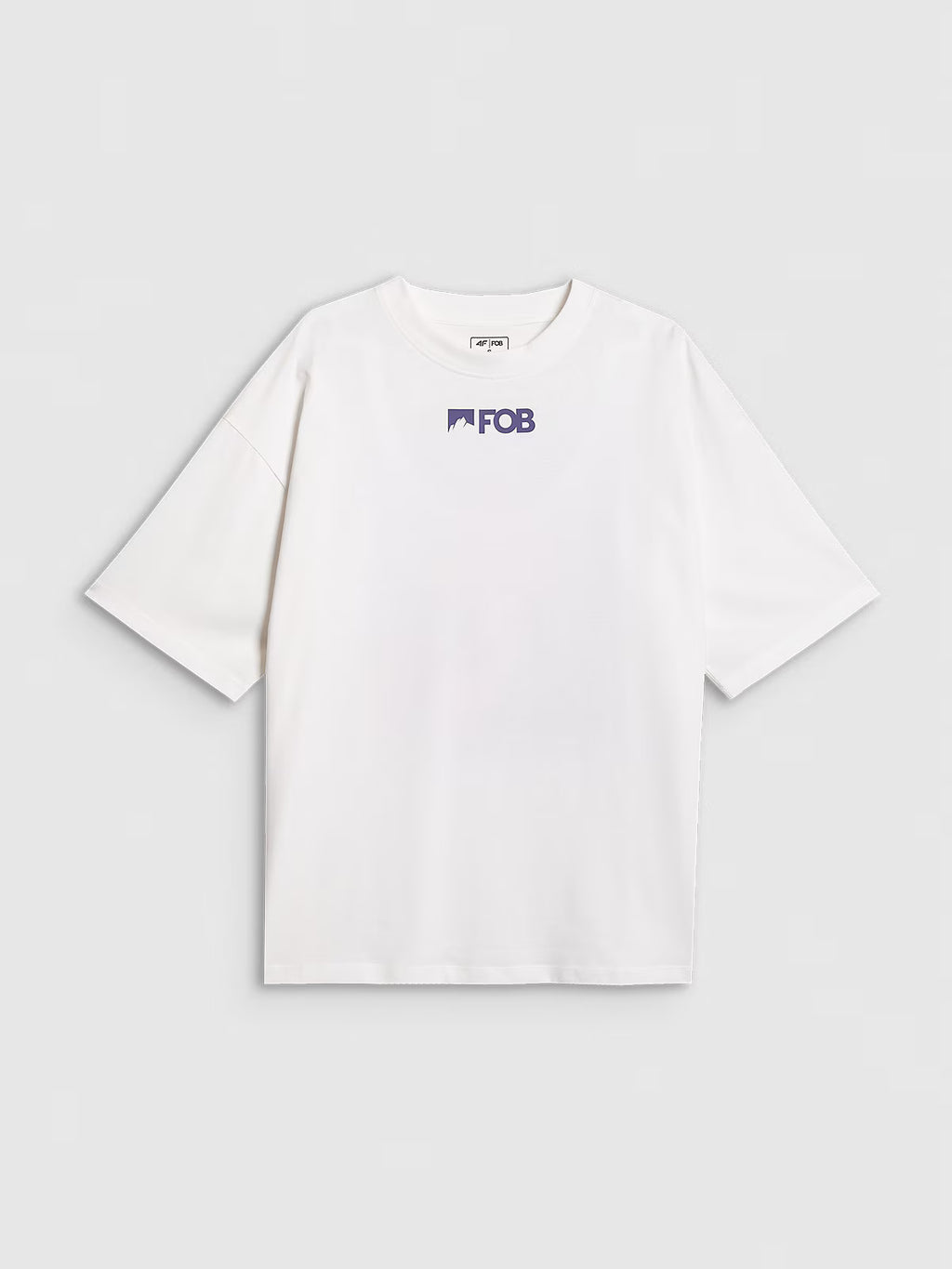 T-shirt loose z nadrukiem damski