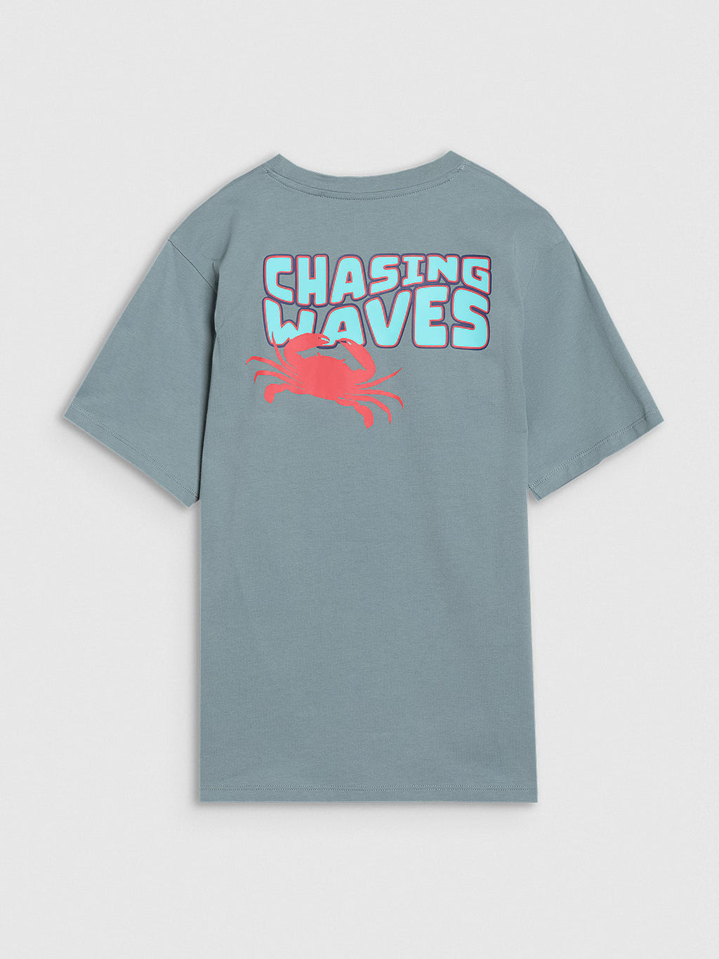 T-shirt oversize z nadrukiem chłopięcy