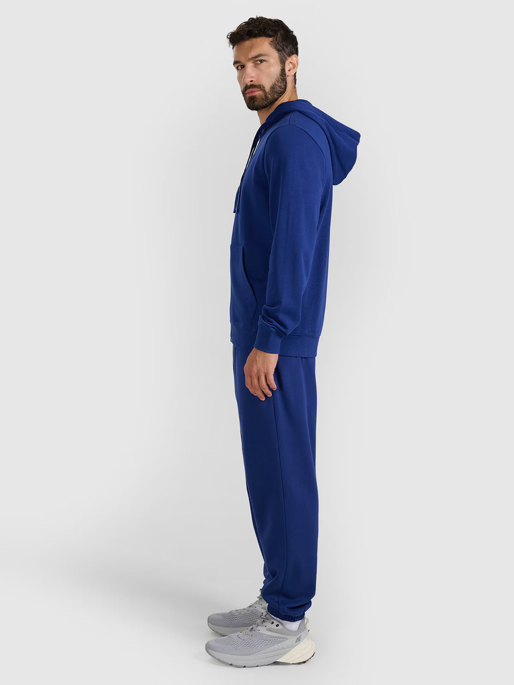 Bluza dresowa rozpinana z kapturem męska