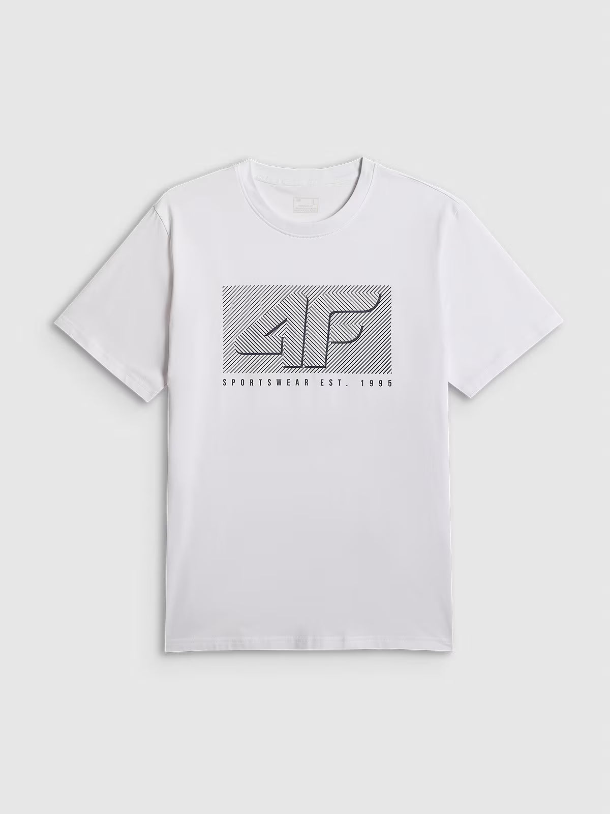 T-shirt regular z nadrukiem męski