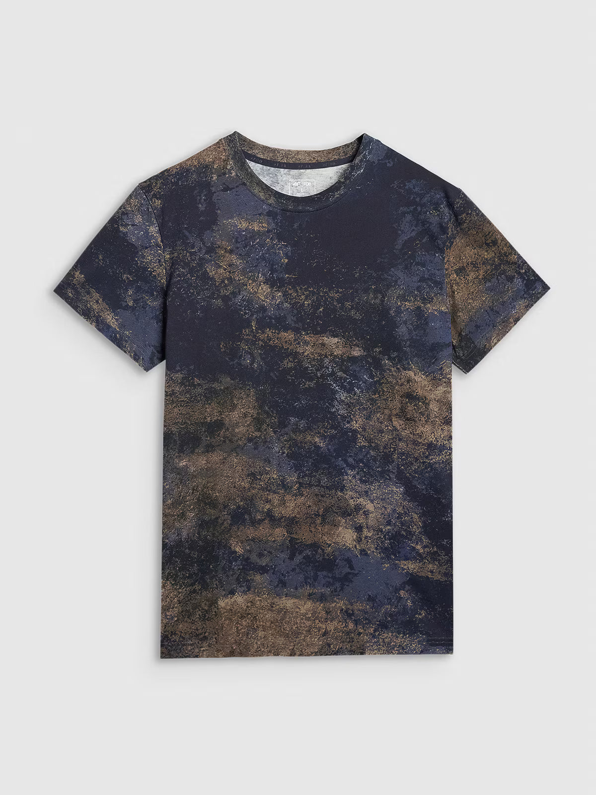 T-shirt regular z nadrukiem męski
