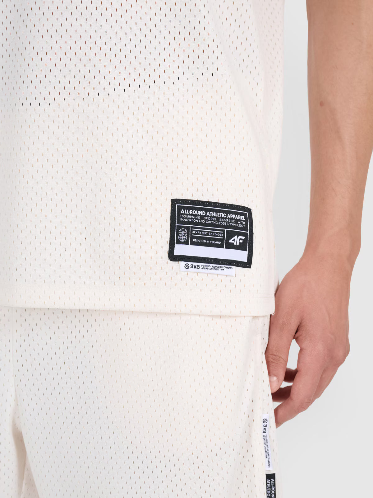 Tank top do koszykówki oversize szybkoschnący męski
