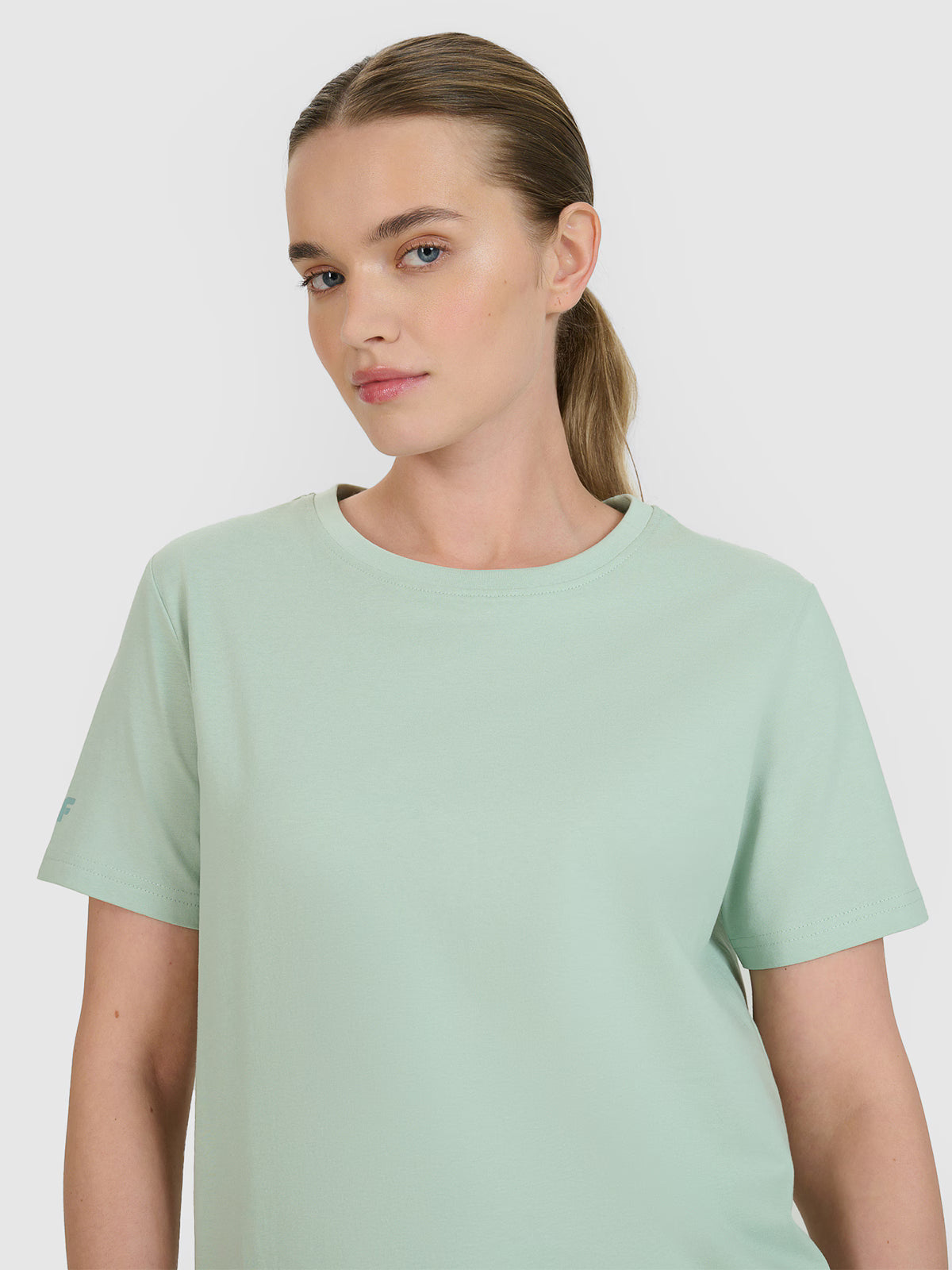 T-shirt oversize z nadrukiem damski