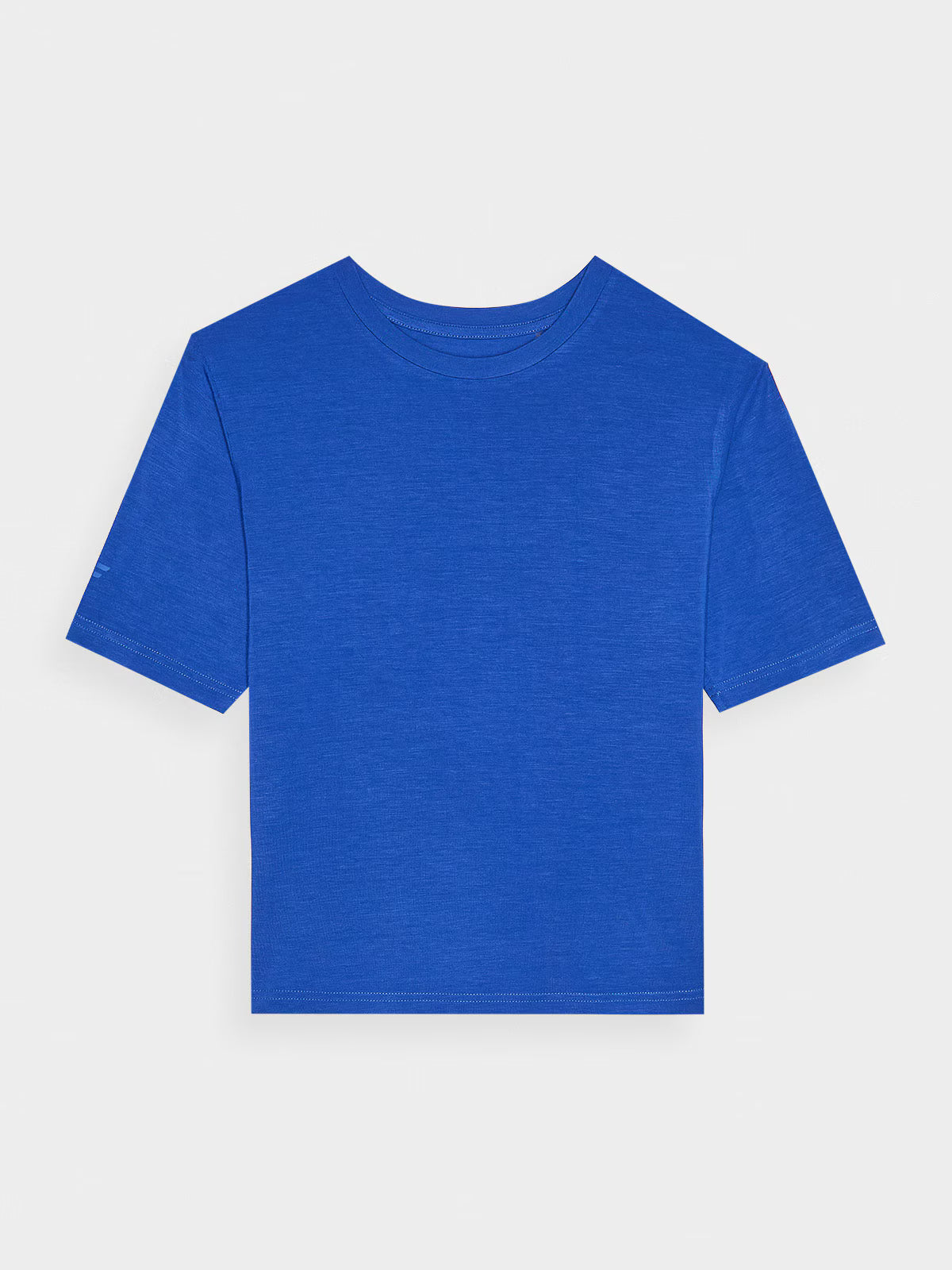 T-shirt slim gładki damski