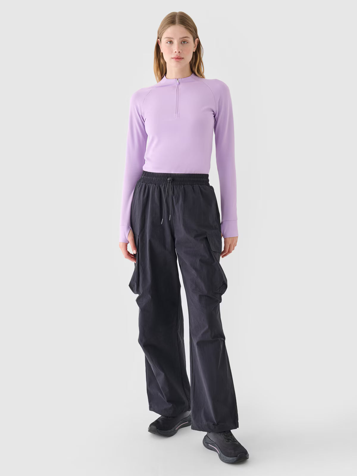 Spodnie casual cargo damskie