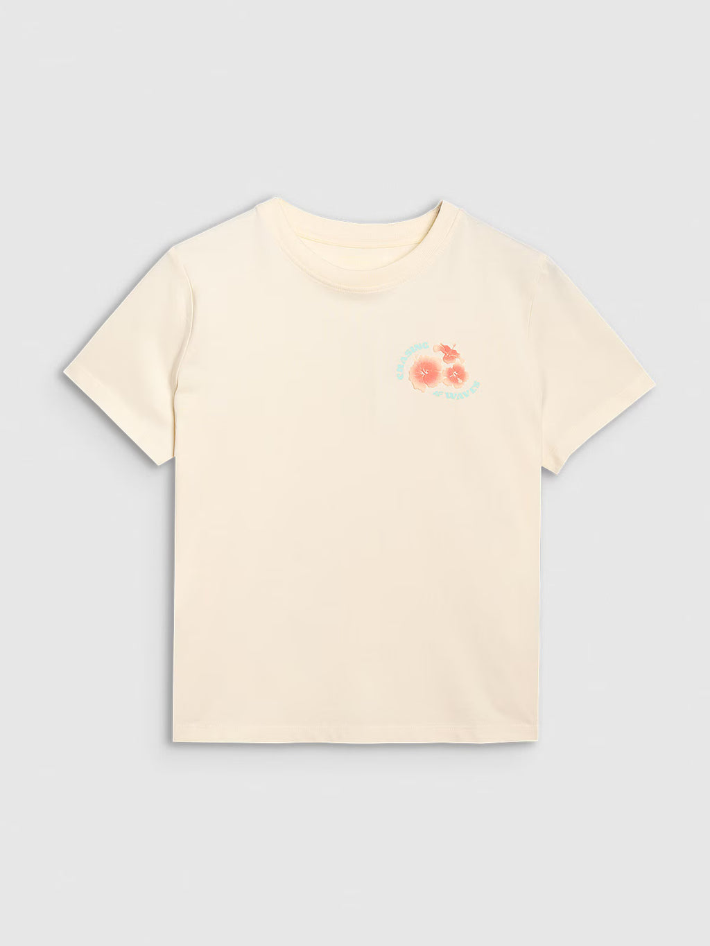 T-shirt oversize z nadrukiem damski