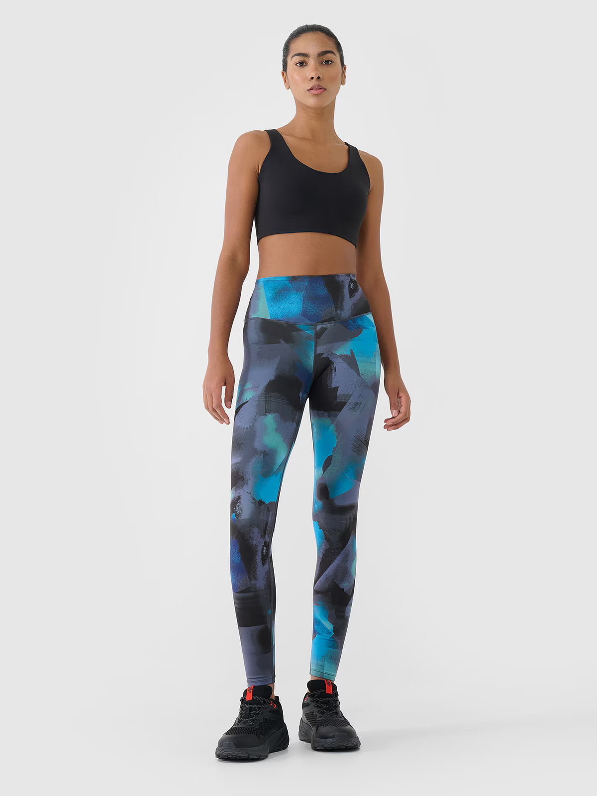 Legginsy treningowe z wysokim stanem damskie