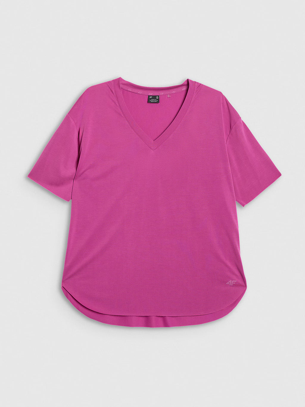 T-shirt oversize z modalem damski