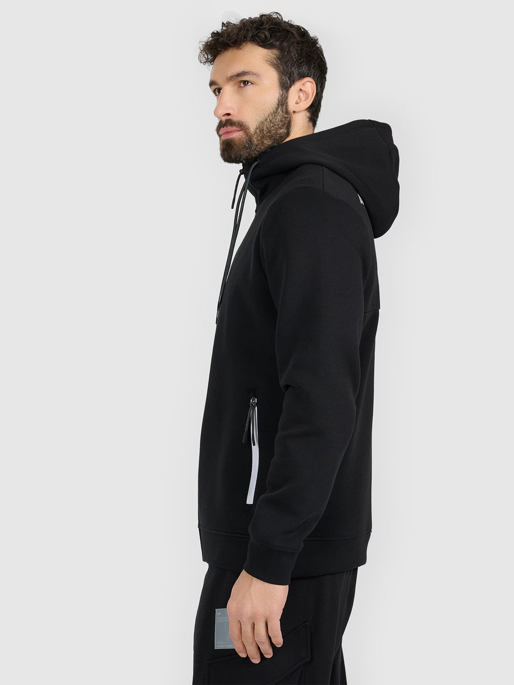 Bluza dresowa regular z kapturem męska