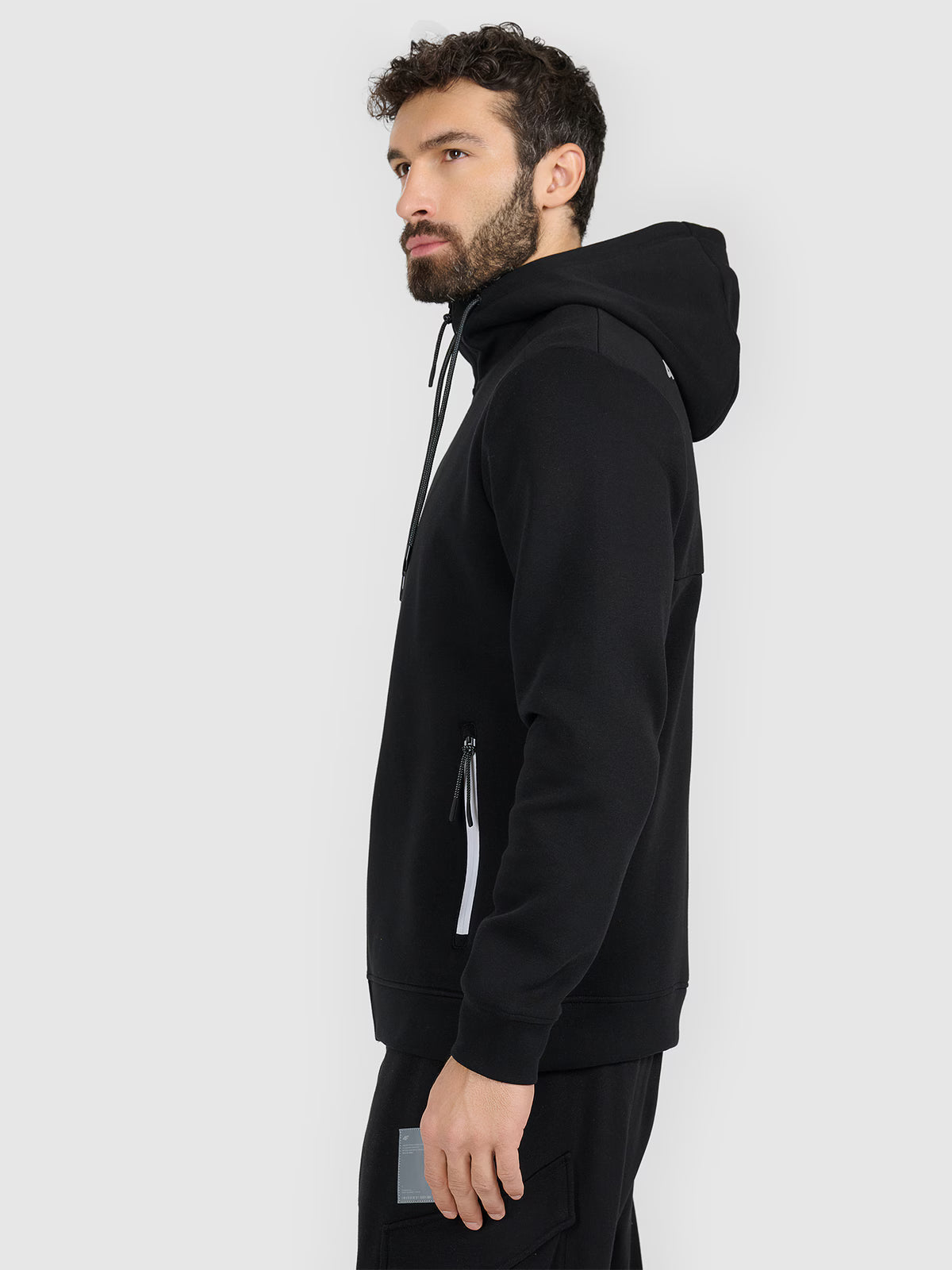 Bluza dresowa regular z kapturem męska