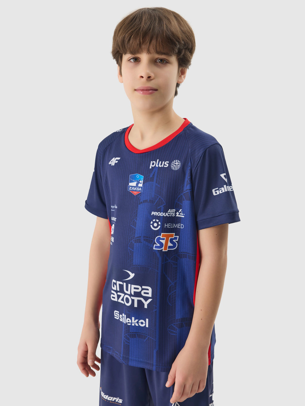 Koszulka replika wyjazdowa z sezonu 2023/24 dziecięca 4F x Grupa Azoty ZAKSA KK