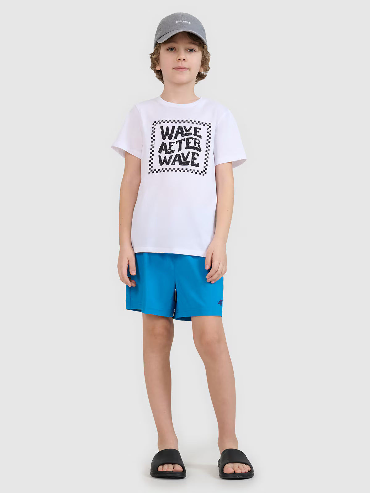 Spodenki plażowe boardshorty chłopięce