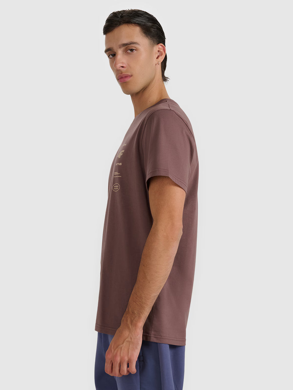 T-shirt regular z nadrukiem męski