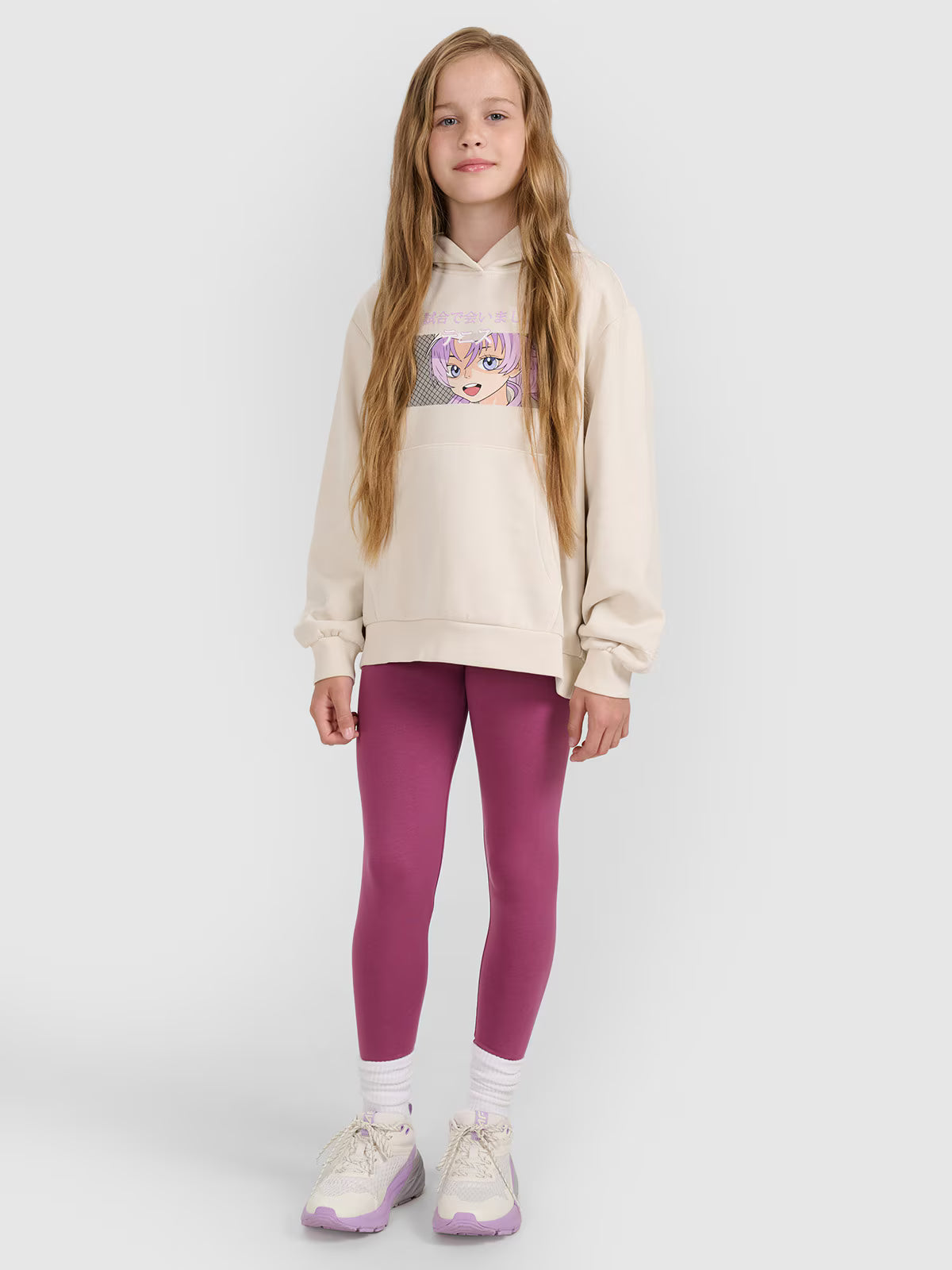 Legginsy dzianinowe dziewczęce
