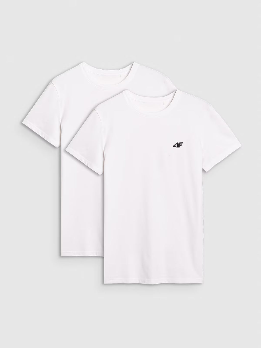 T-shirt slim gładki męski (2-pack)