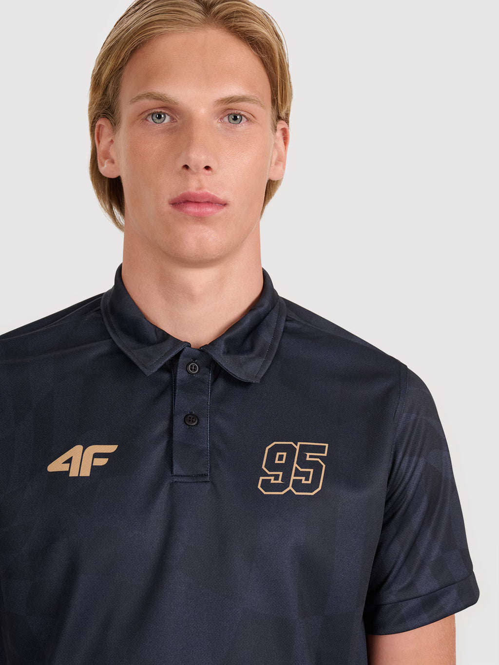 Koszulka polo szybkoschnąca męska 4F x Bartosz Zmarzlik