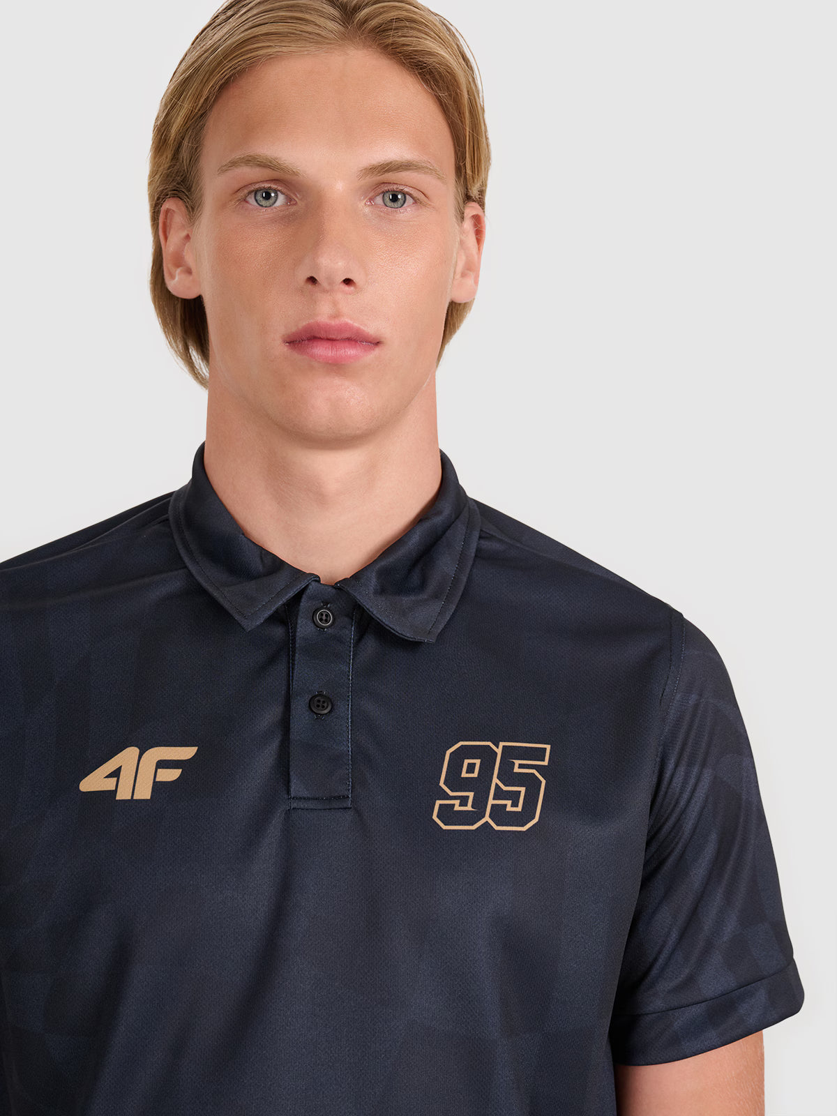 Koszulka polo szybkoschnąca męska 4F x Bartosz Zmarzlik