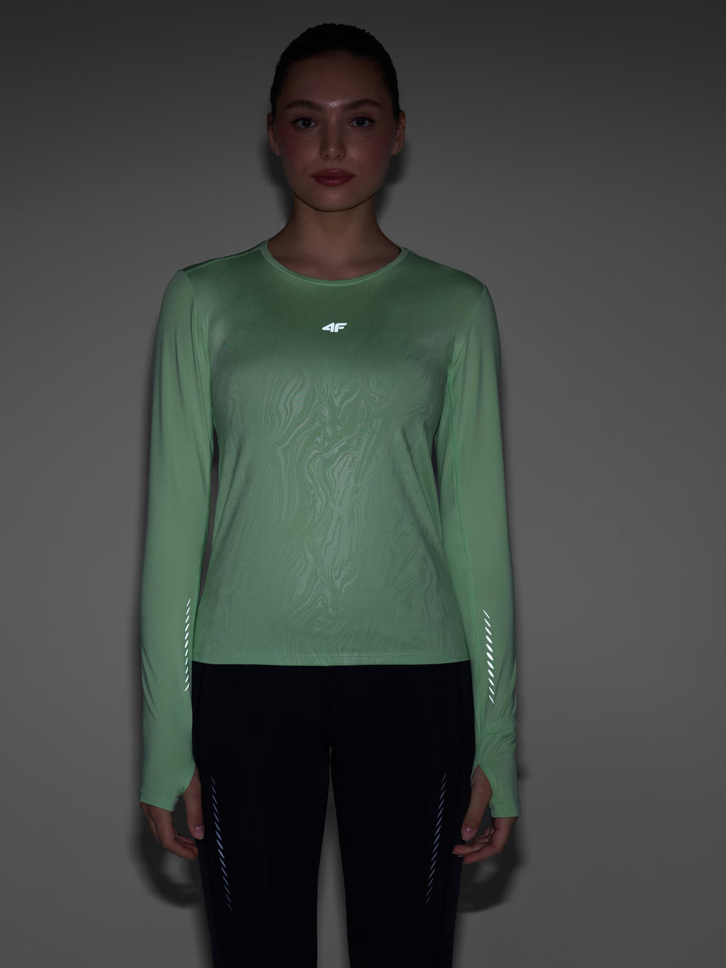 Longsleeve do biegania szybkoschnący damski