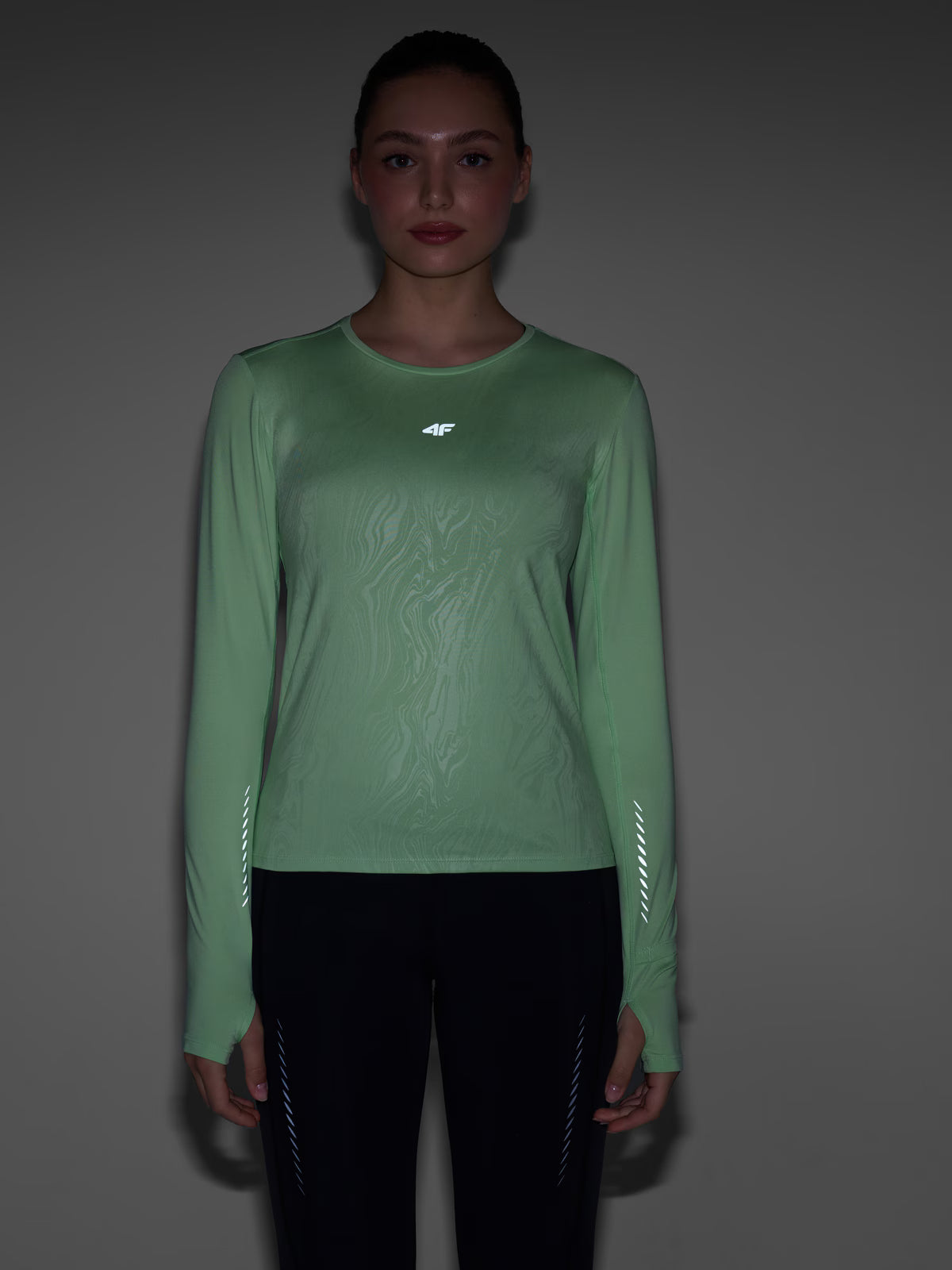 Longsleeve do biegania szybkoschnący damski