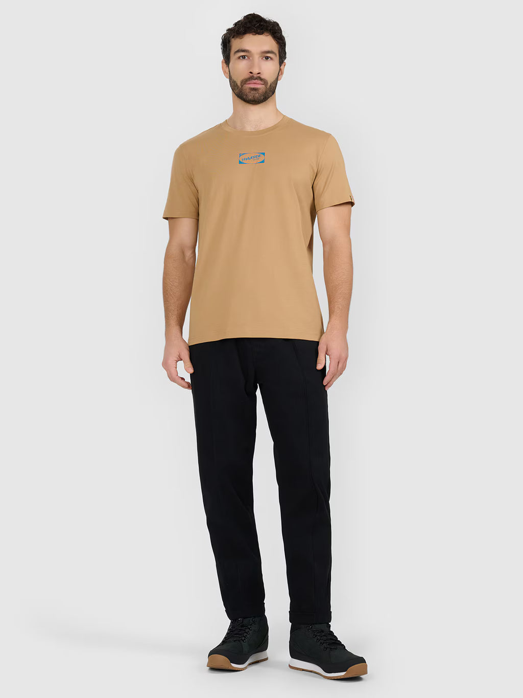 T-shirt regular z nadrukiem męski