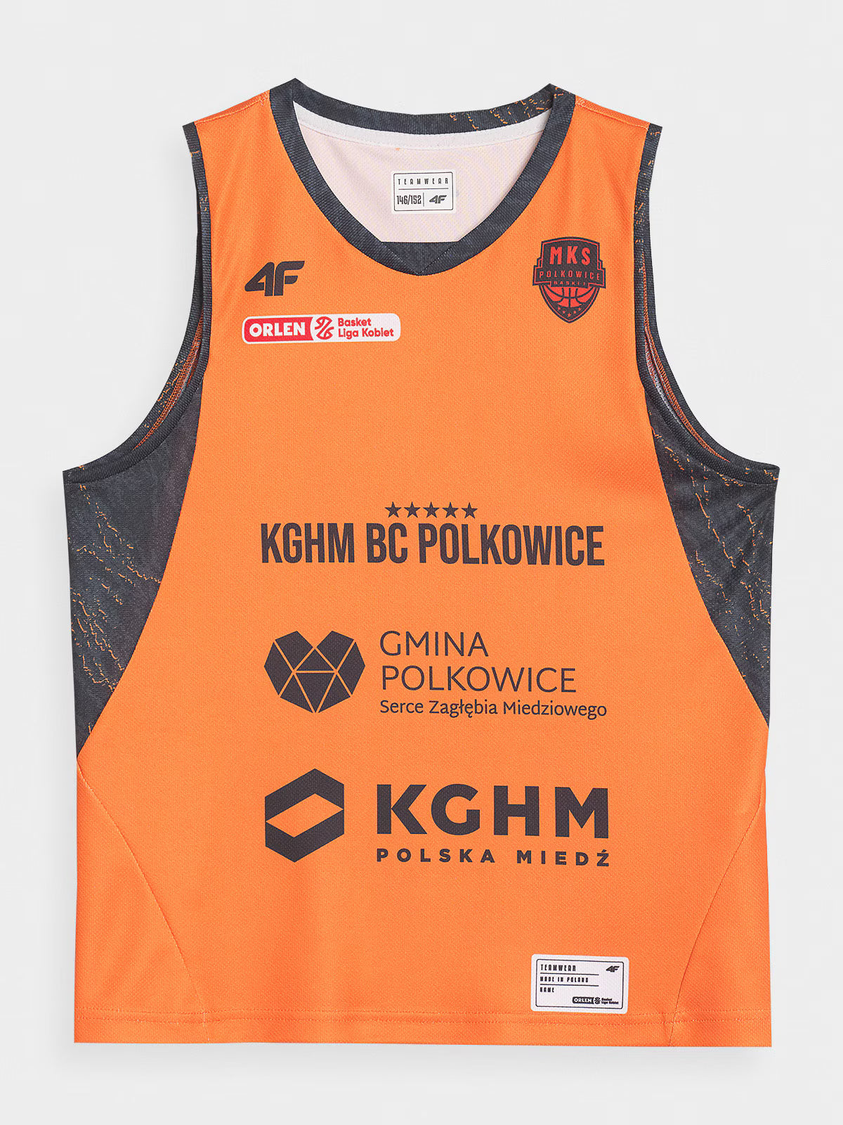 Koszulka meczowa replika domowa z sezonu 2024/25 dziecięca 4F x MKS Polkowice