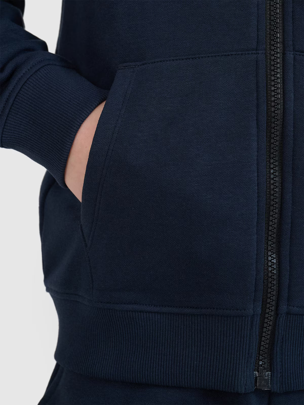 Bluza dresowa rozpinana z kapturem chłopięca