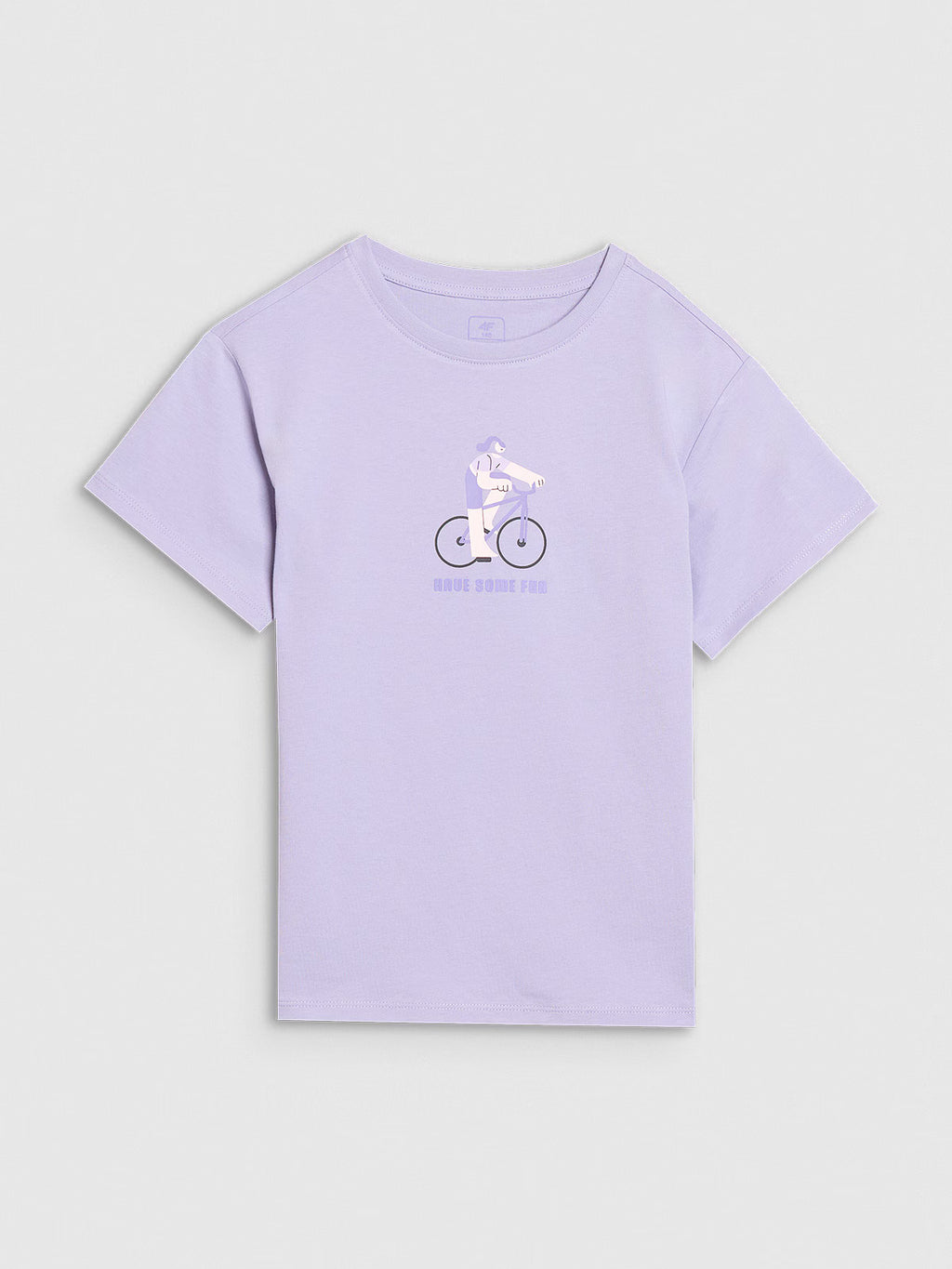 T-shirt regular z nadrukiem dziewczęcy