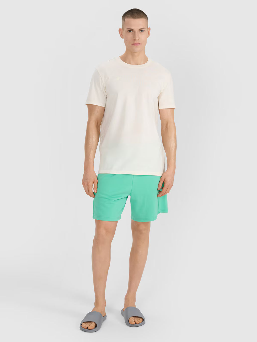 T-shirt regular z nadrukiem męski