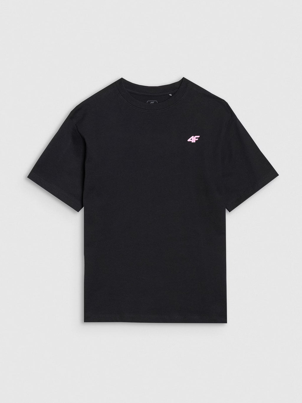 T-shirt oversize gładki dziewczęcy