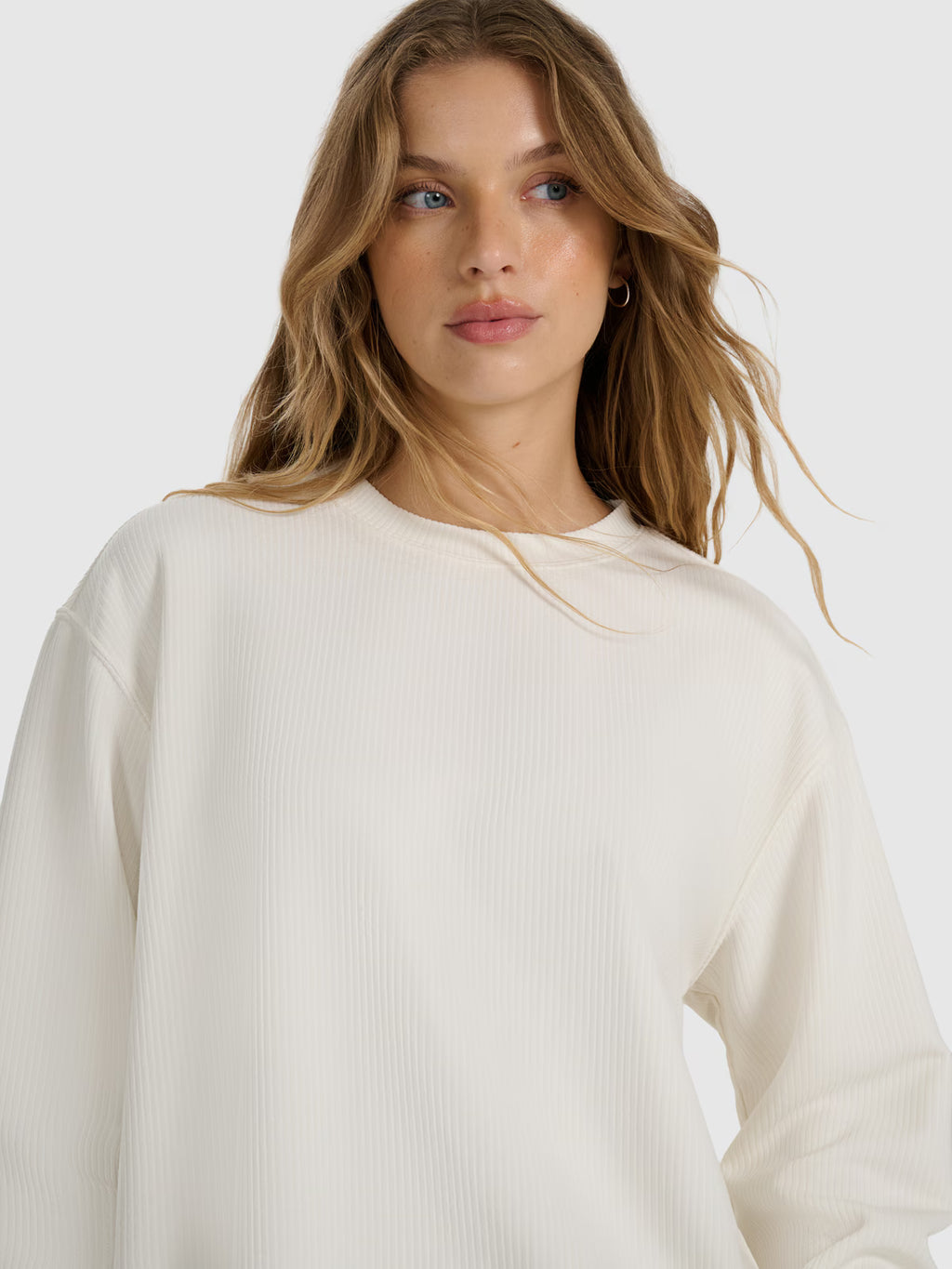 Bluza dresowa nierozpinana z modalem damska