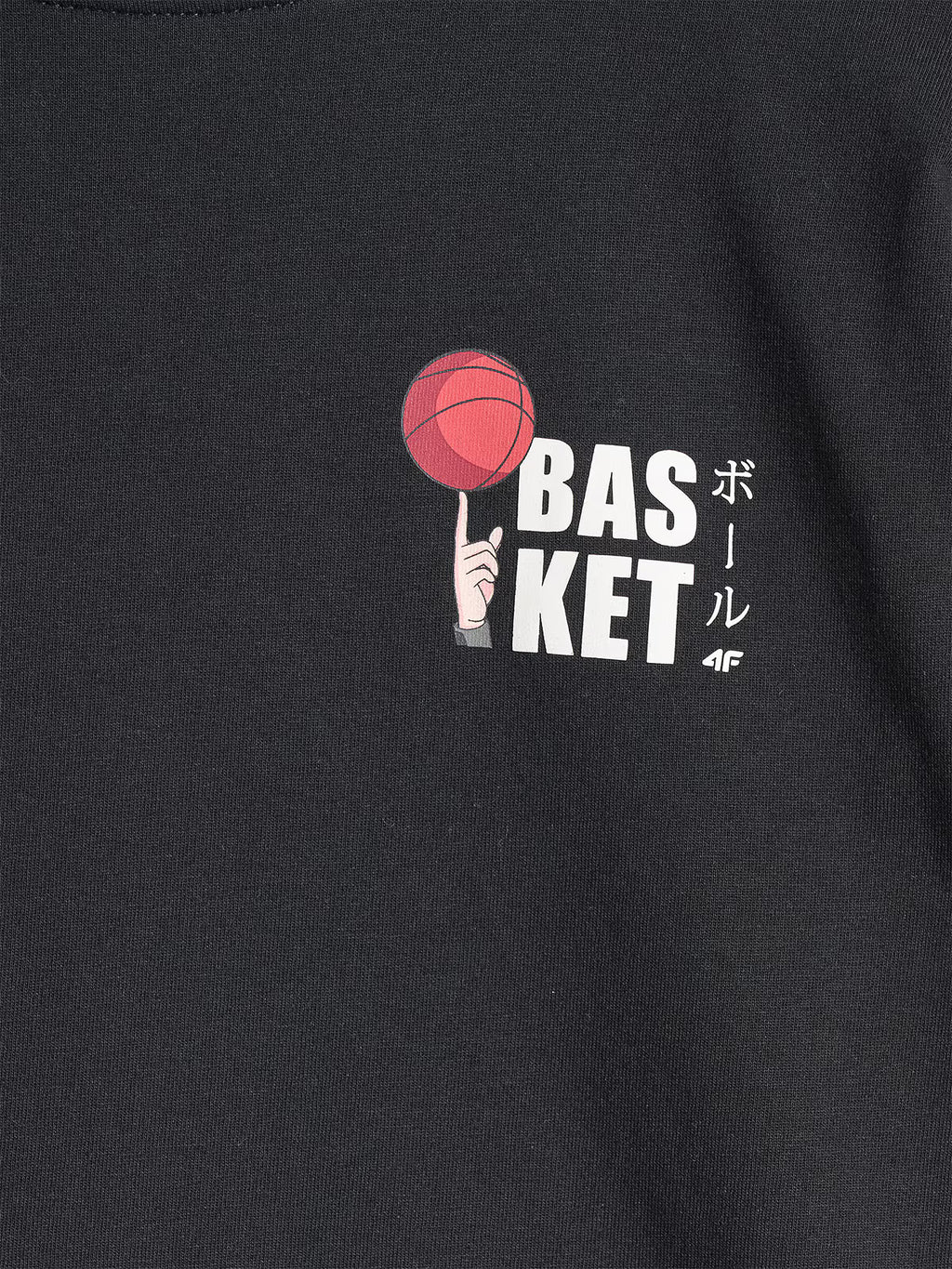 T-shirt oversize z nadrukiem chłopięcy