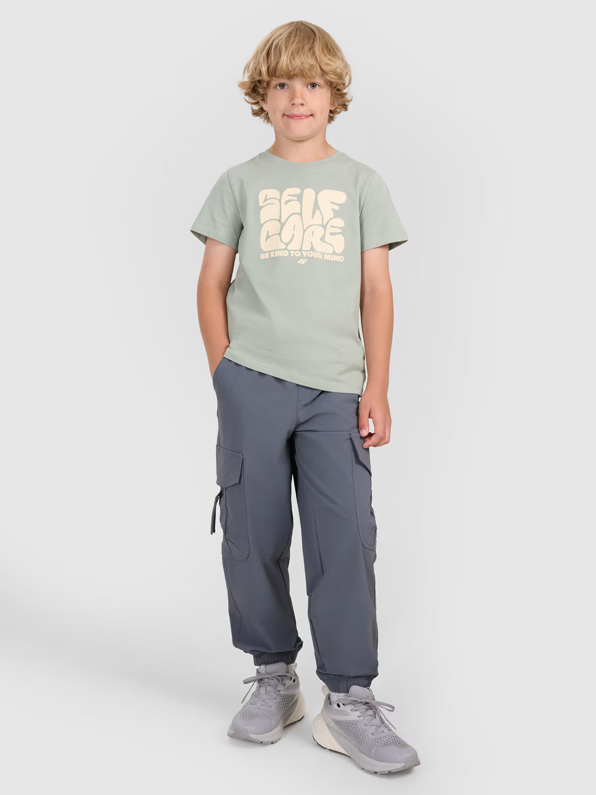 Spodnie casual cargo chłopięce
