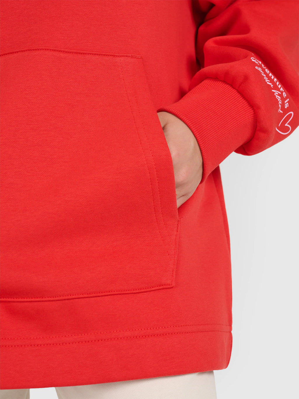 Bluza dresowa oversize nierozpinana z kapturem dziewczęca
