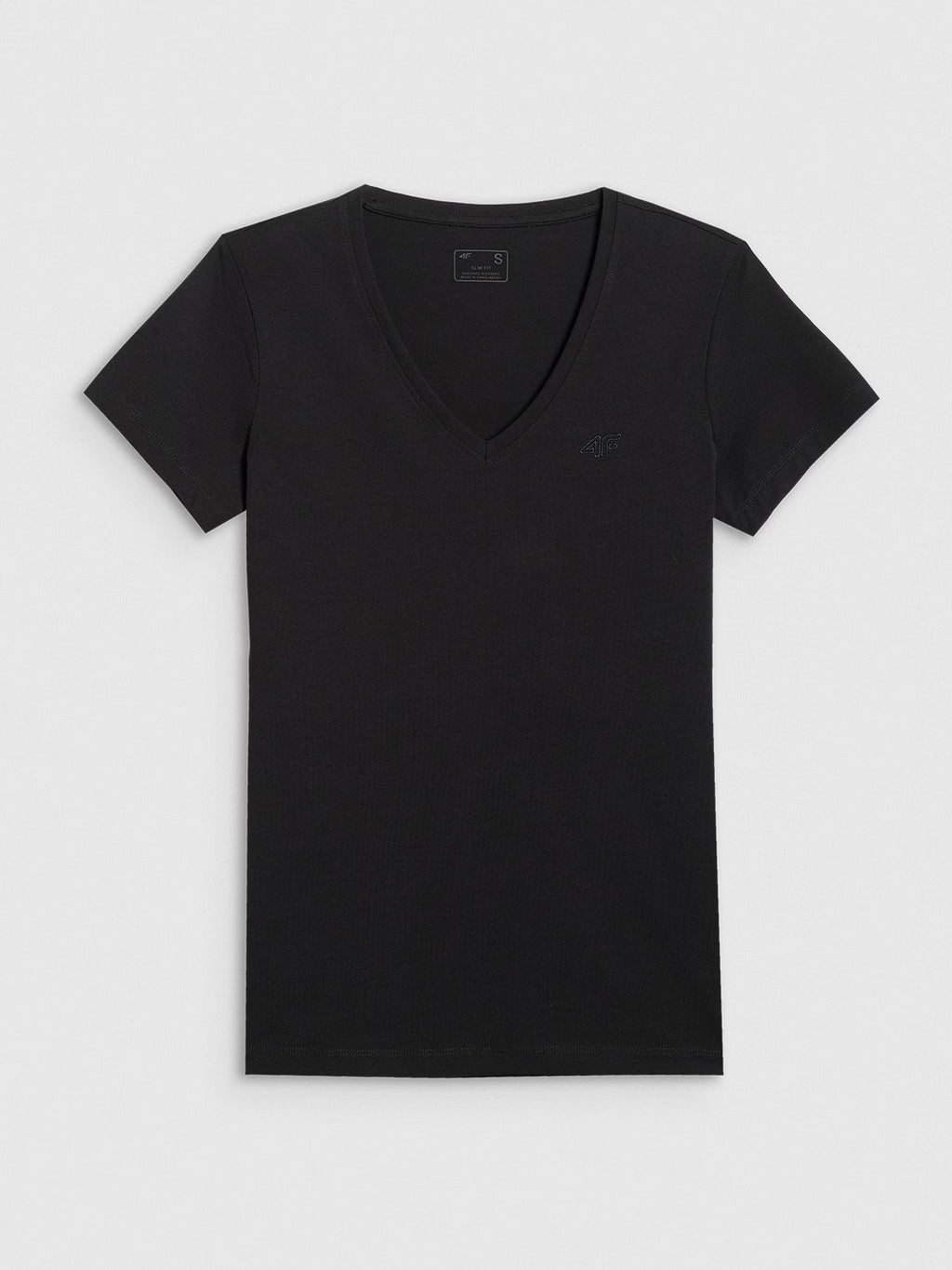 T-shirt slim gładki damski