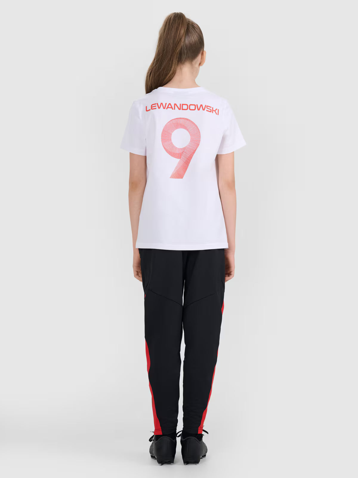 T-shirt regular z nadrukiem dziecięcy 4F JUNIOR x Robert Lewandowski