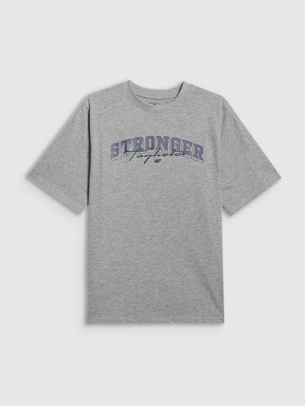 T-shirt loose z nadrukiem chłopięcy