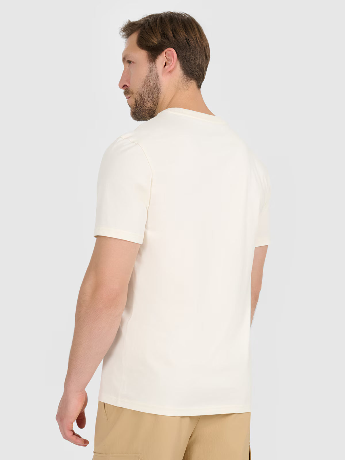 T-shirt regular z nadrukiem męski