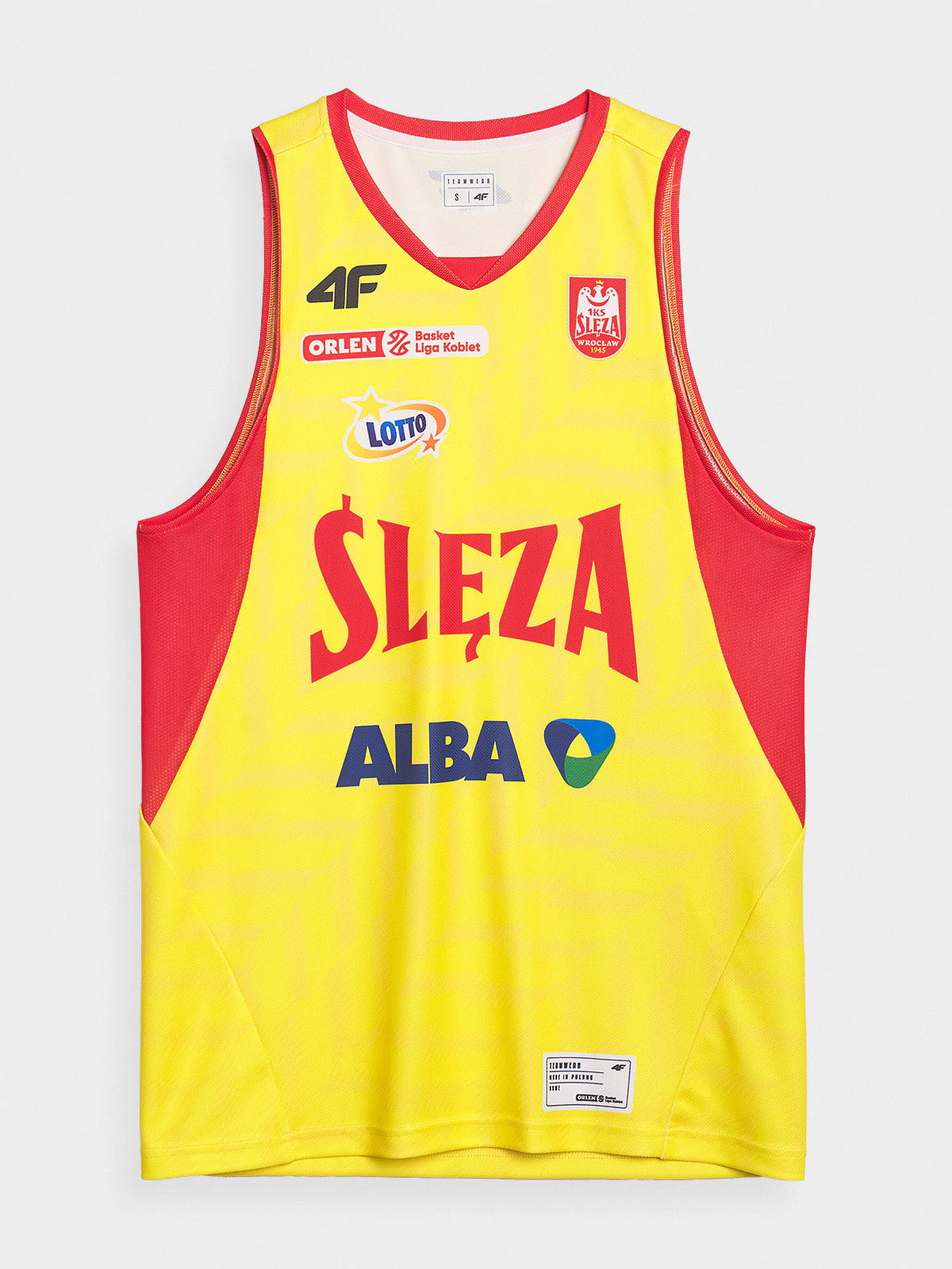 Koszulka meczowa replika wyjazdowa z sezonu 2024/25 damska 4F x Ślęza Wrocław