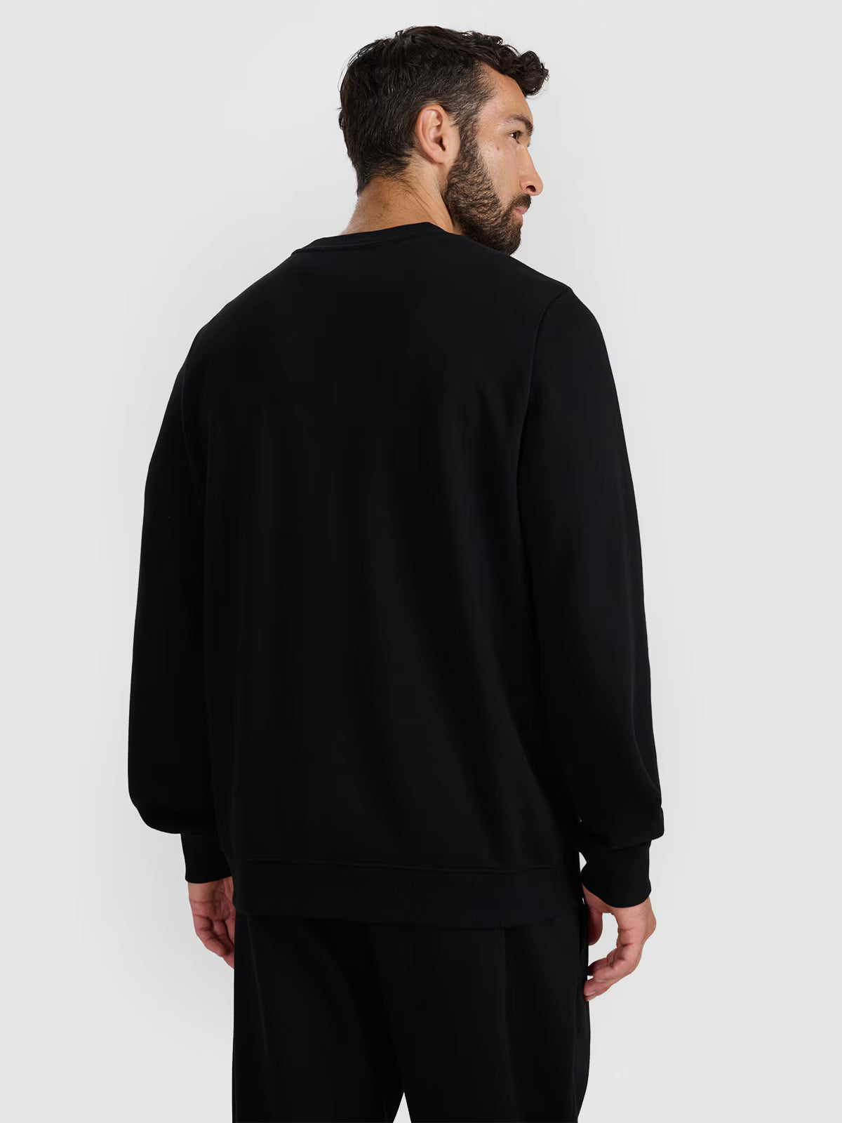 Bluza dresowa nierozpinana bez kaptura męska
