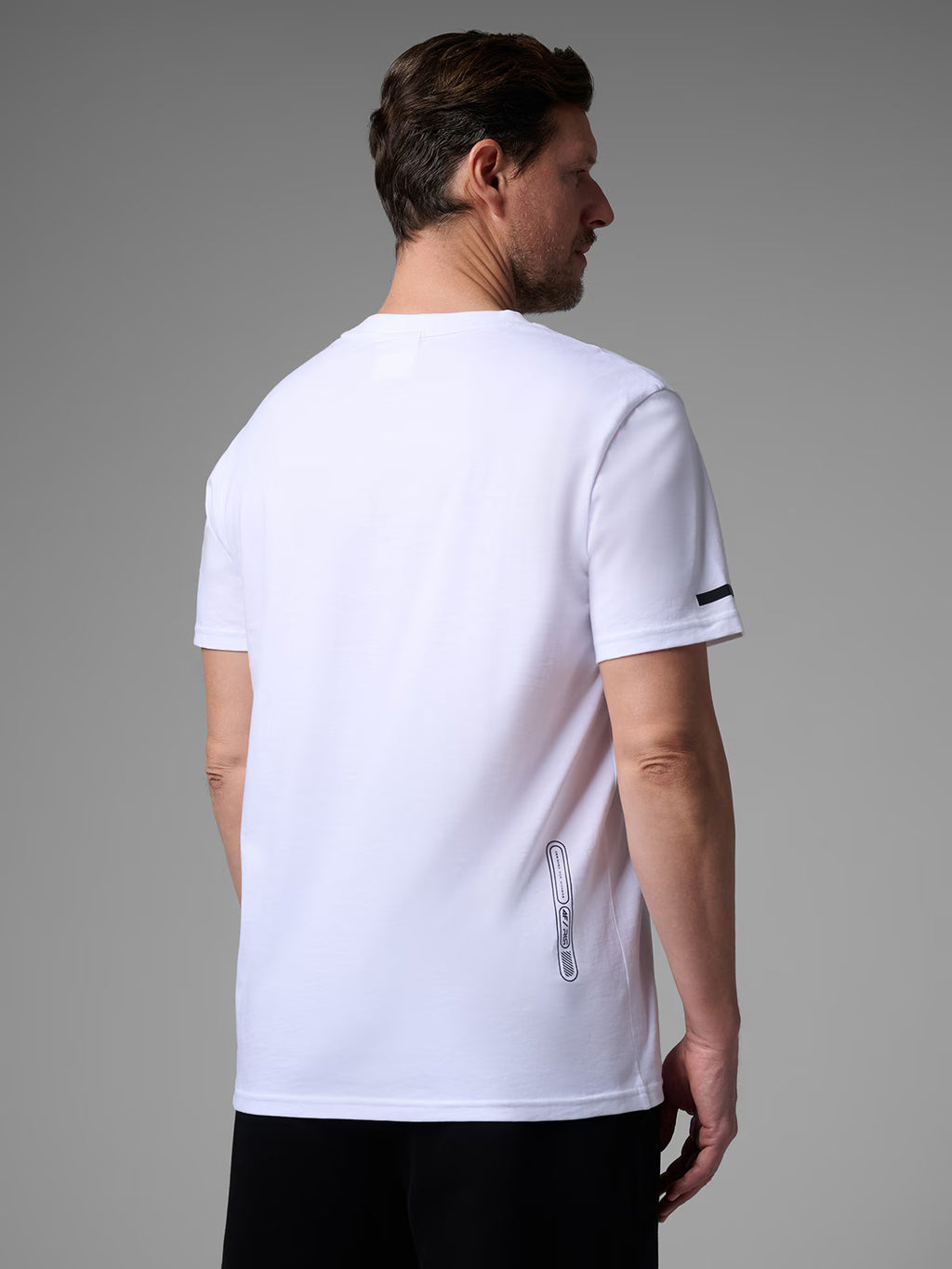 T-shirt regular z nadrukiem męski 4F x Robert Lewandowski