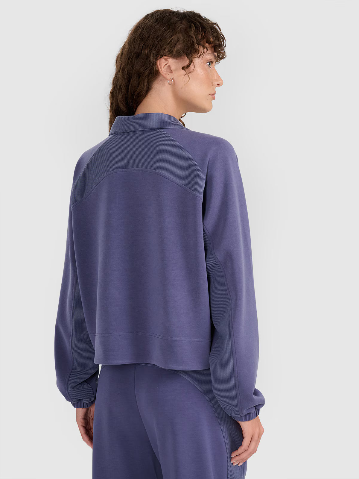 Bluza dresowa nierozpinana z modalem damska