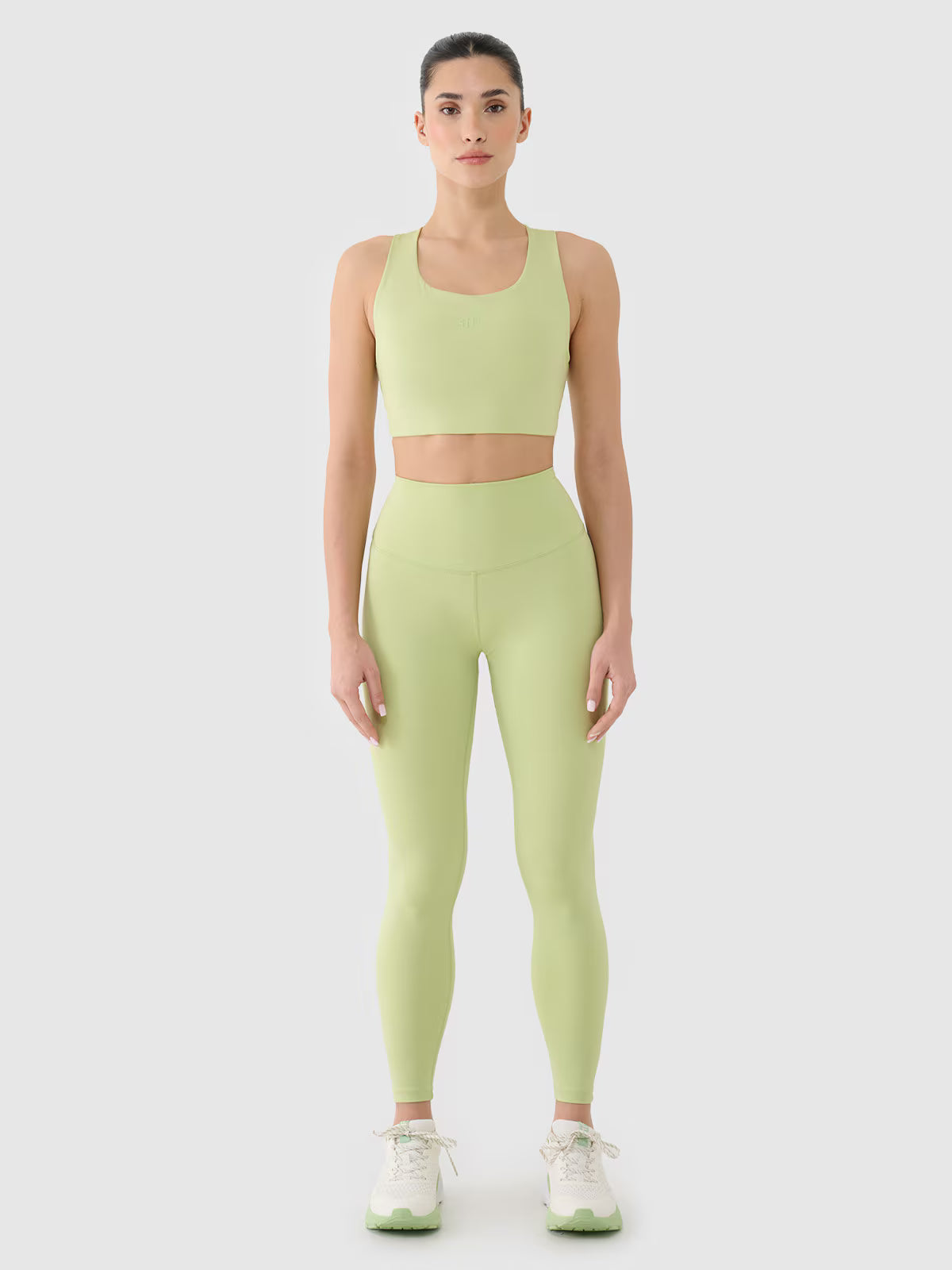 Legginsy treningowe z wysokim stanem damskie